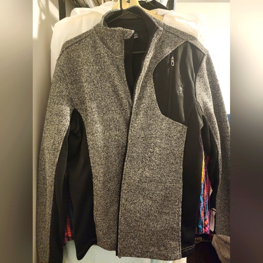 Mens Spyder Raider Full Zip up Jacket SZ M